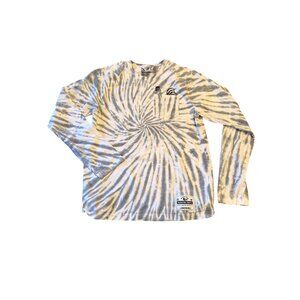 Rooster Teeth Long-Sleeve Tie-Dye Shirt LG Rooster Graphic Pocket Design